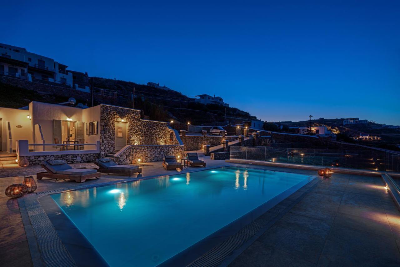 Corfos Blue Mykonos Διαμέρισμα Ορνός Εξωτερικό φωτογραφία