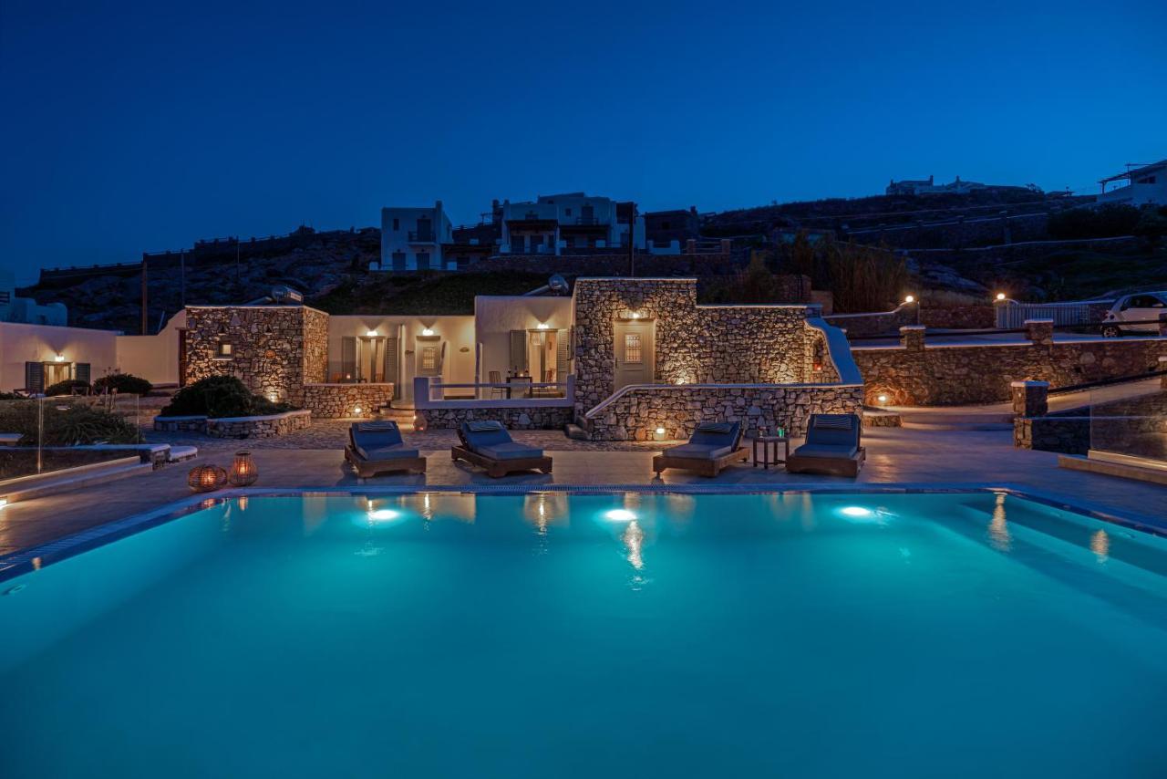 Corfos Blue Mykonos Διαμέρισμα Ορνός Εξωτερικό φωτογραφία