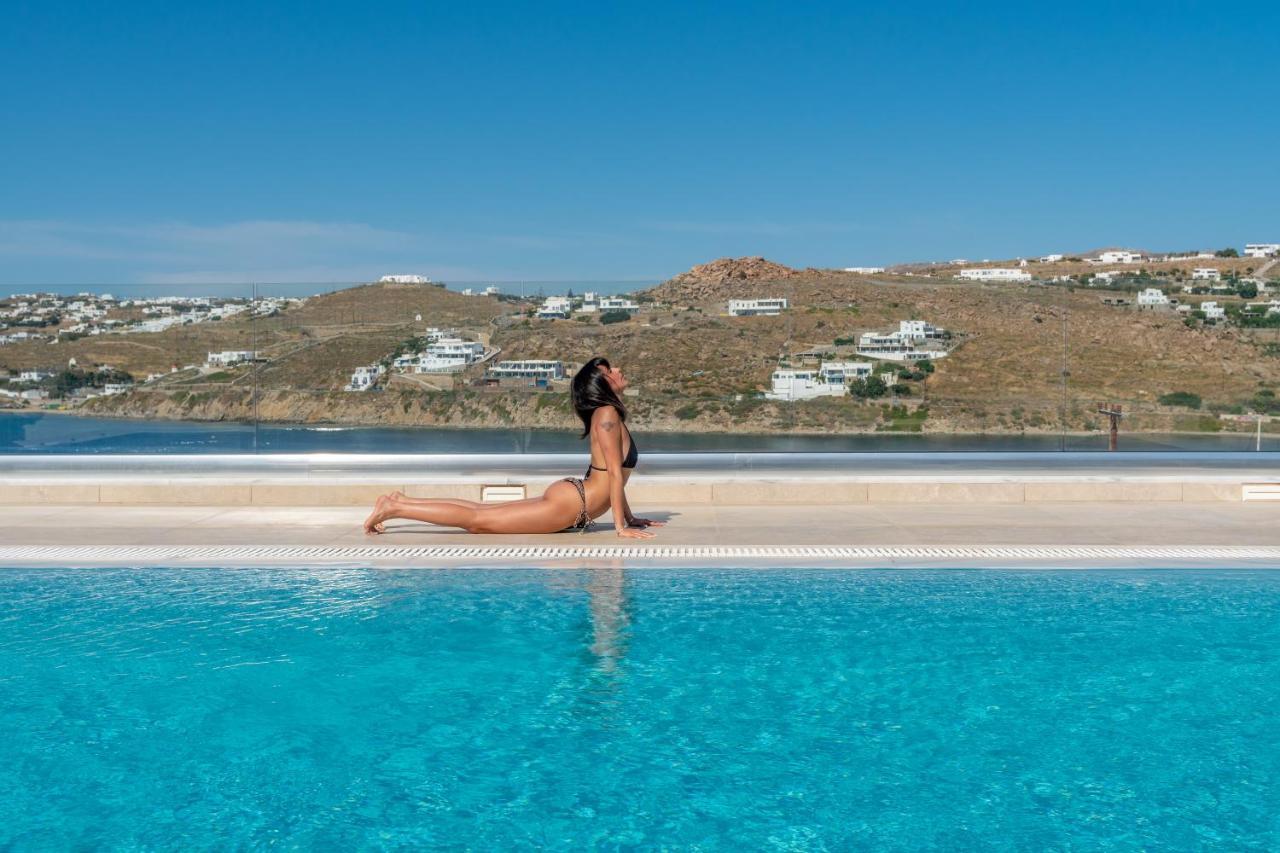 Corfos Blue Mykonos Διαμέρισμα Ορνός Εξωτερικό φωτογραφία