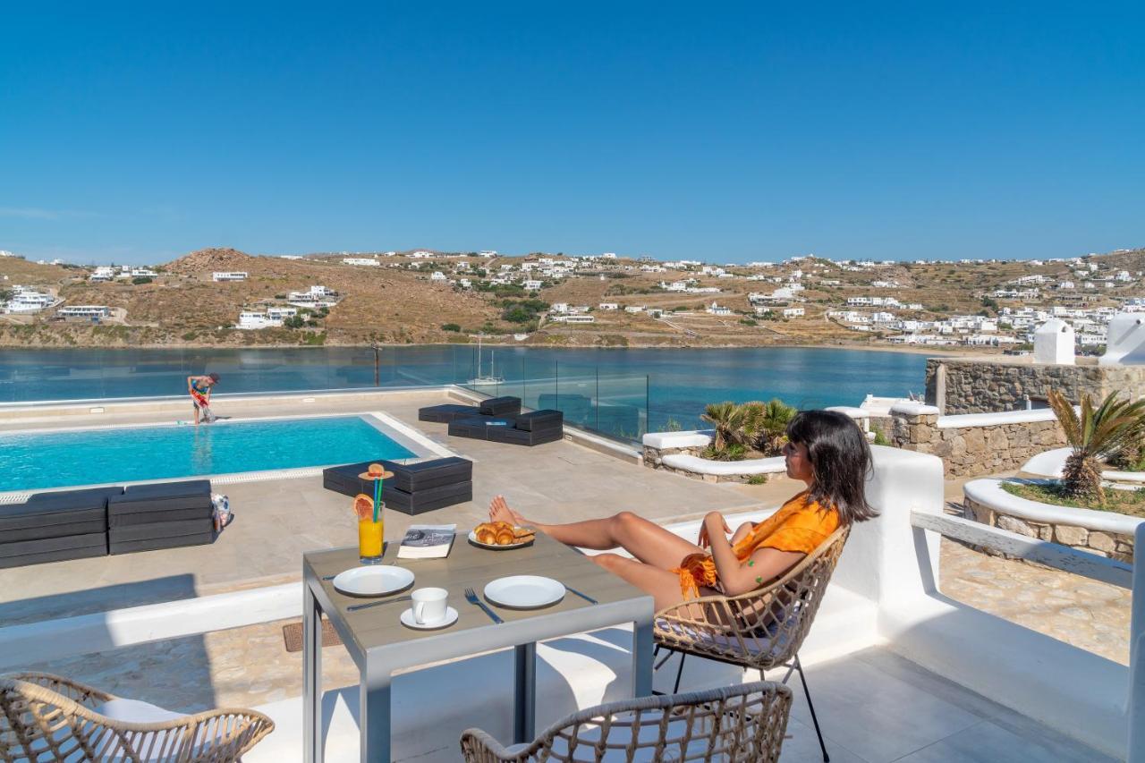 Corfos Blue Mykonos Διαμέρισμα Ορνός Εξωτερικό φωτογραφία