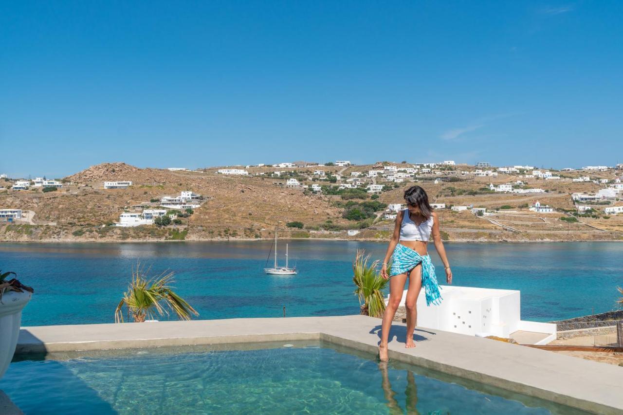 Corfos Blue Mykonos Διαμέρισμα Ορνός Εξωτερικό φωτογραφία