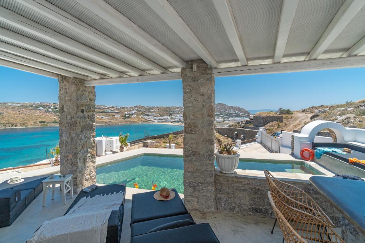 Corfos Blue Mykonos Διαμέρισμα Ορνός Εξωτερικό φωτογραφία