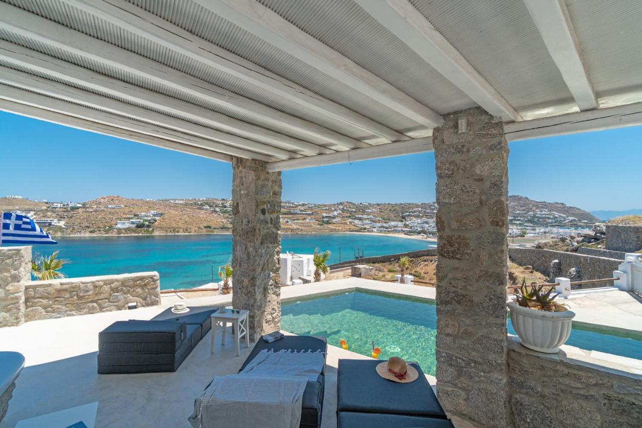 Corfos Blue Mykonos Διαμέρισμα Ορνός Εξωτερικό φωτογραφία